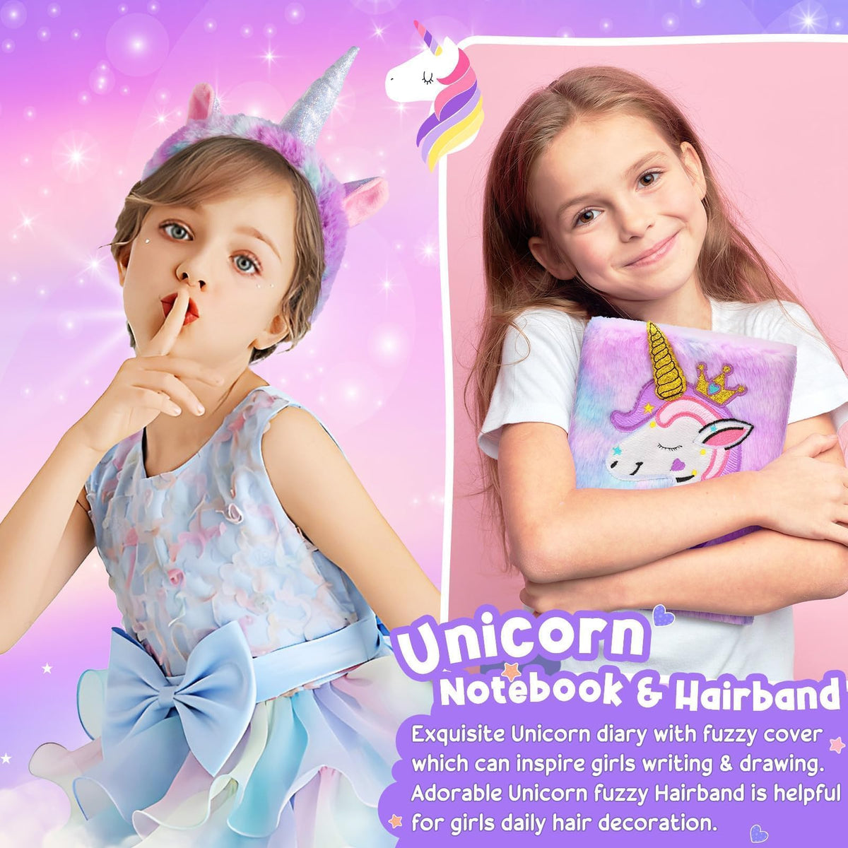 Qinline unicorn hairband soft and comfortable for daily wear