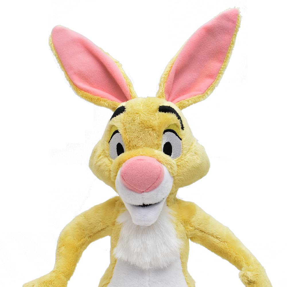Qinvv Rabbit stuffed animal side view, perfect for bedtime storytelling.