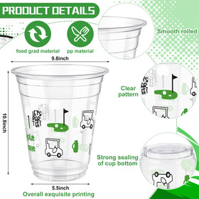 Qinyoung clear plastic cups, disposable, convenient cleanup after celebrations.