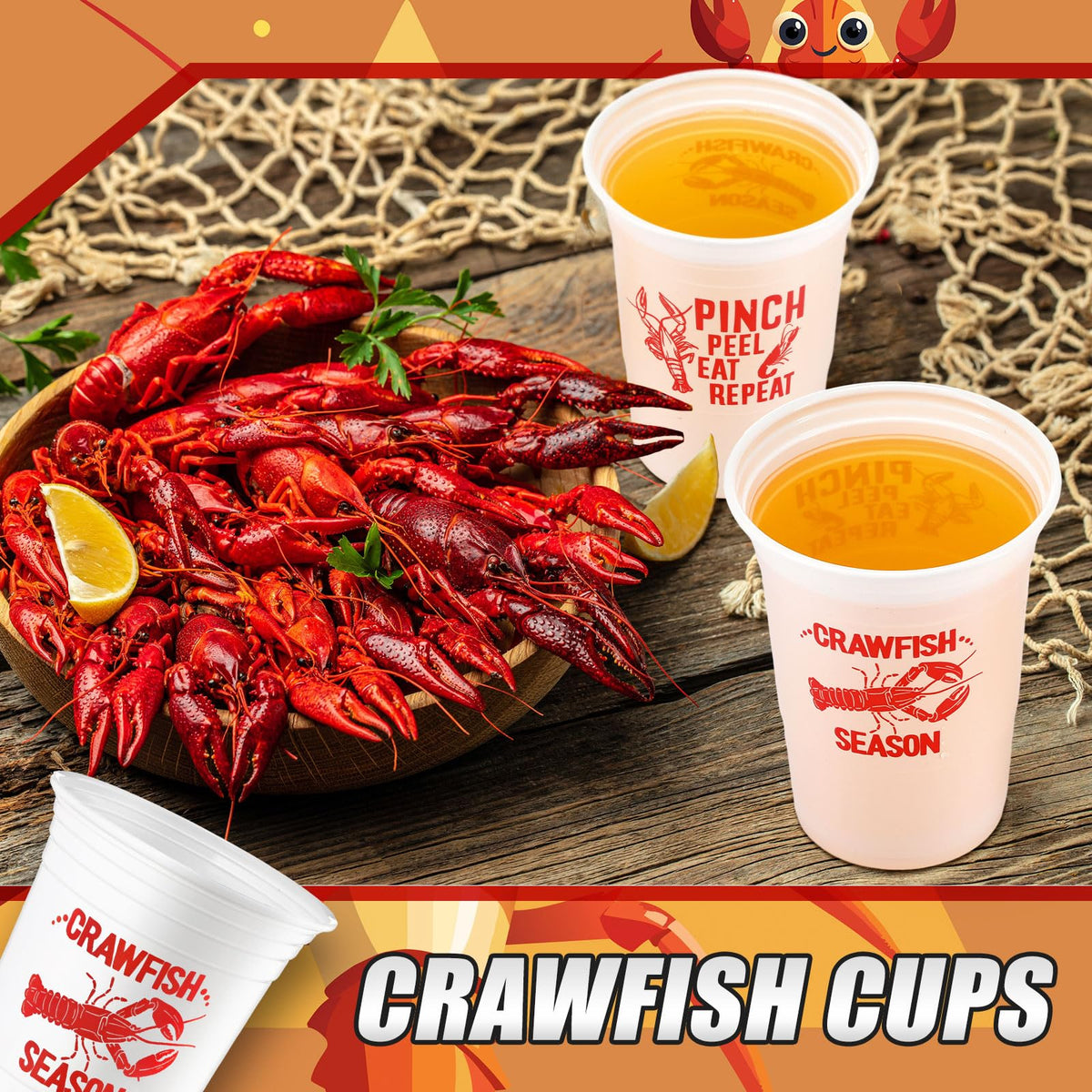 Qinyoung outdoor seafood party cups suitable for backyard events