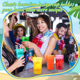 Qinyoung tiki glasses multicolor set ready for lively bar setups and parties