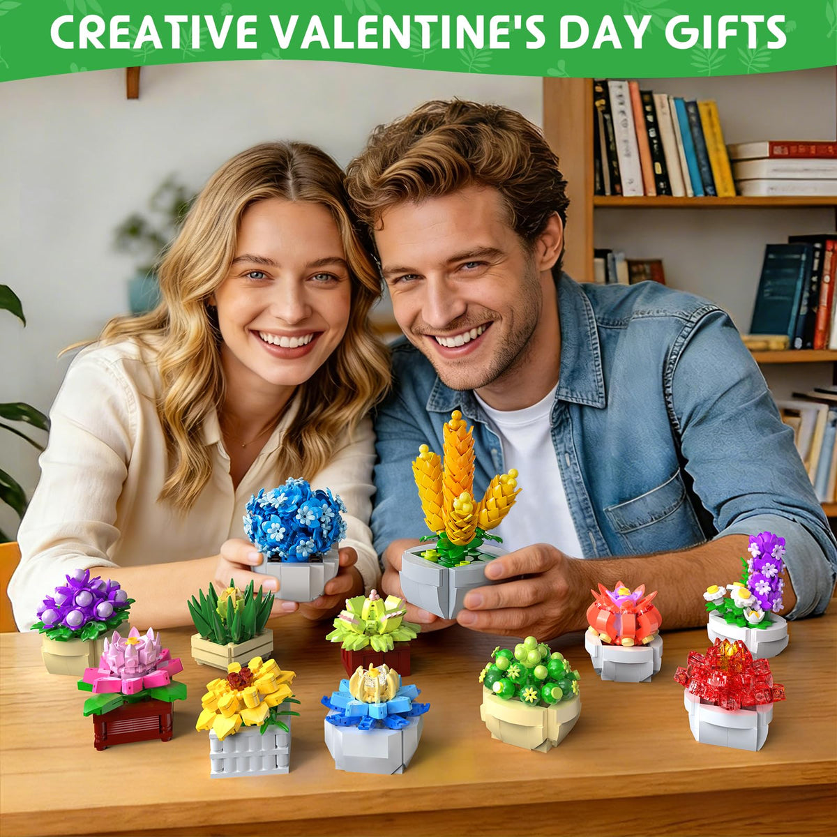 Durable ABS material with lifelike succulent shapes