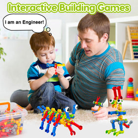 Qirptey bright colors rounded edges blocks safe hands-on learning.