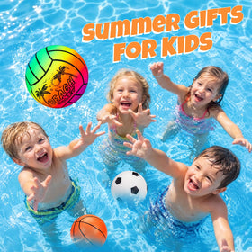 Qirptey durable rubber balls designed for ages 1-4 and family play.