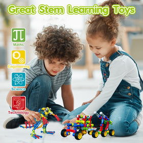 Qirptey models race car robot dinosaur inspire creative engineering play.