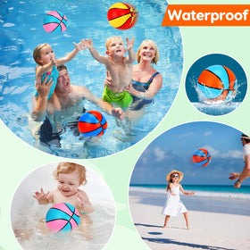 Qirptey pool-friendly basketballs for water play and splashy fun