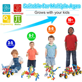 Qirptey race car model illustrating hands-on engineering and motor skills.