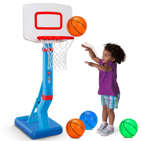 Qirptey toddler-basketball-hoop-assembly for quick backyard setup.