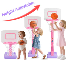 Qirptey pink hoop ready for assembly with user friendly setup