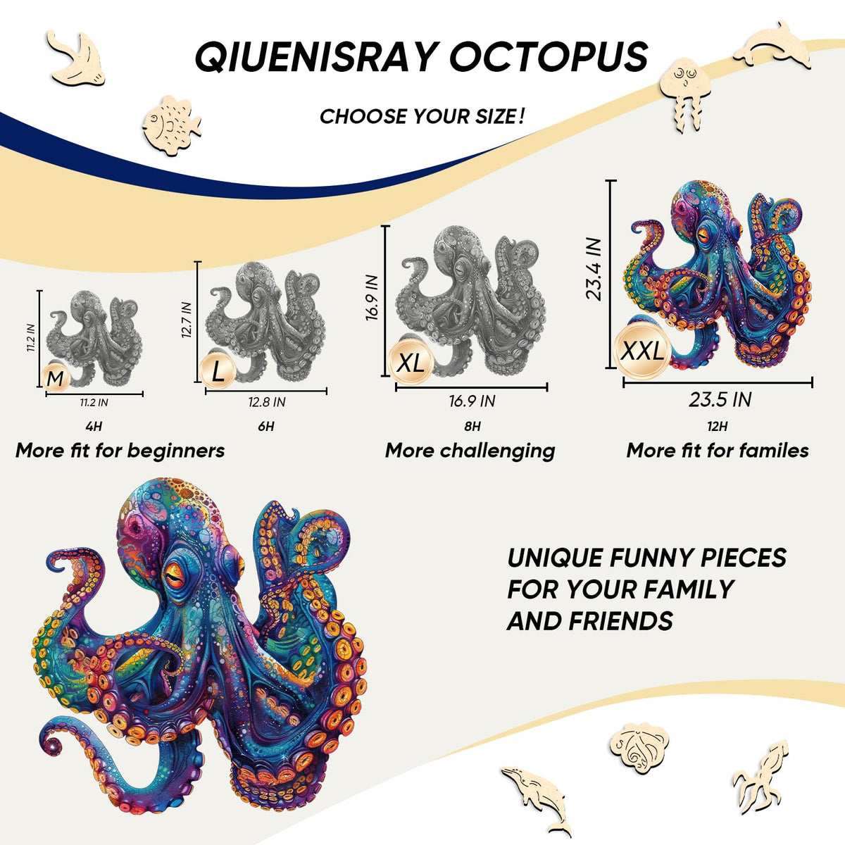 Qiuenisray family game night suitable for all ages