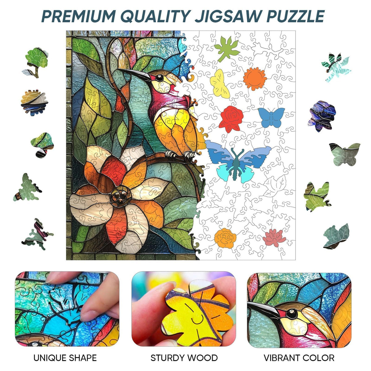 Qiuenisray laser-cut precision puzzle—snug fit and fine detail