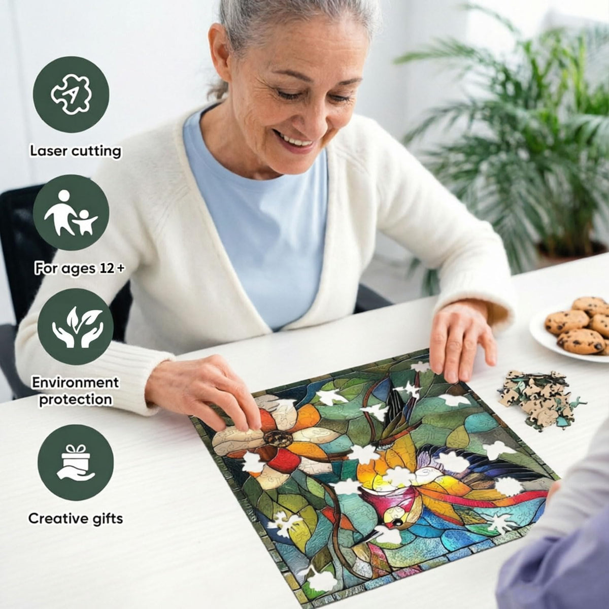 Qiuenisray Mother’s Day gift puzzle—beautiful packaging and charm