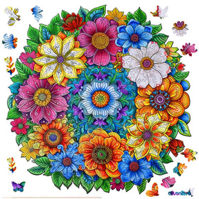 Qiuenisray Mother's Day wooden puzzle with 200 pieces for a relaxing family activity