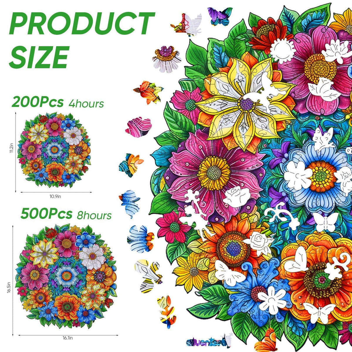 Qiuenisray unique shape animal puzzle offers whimsical cuts for engaging play