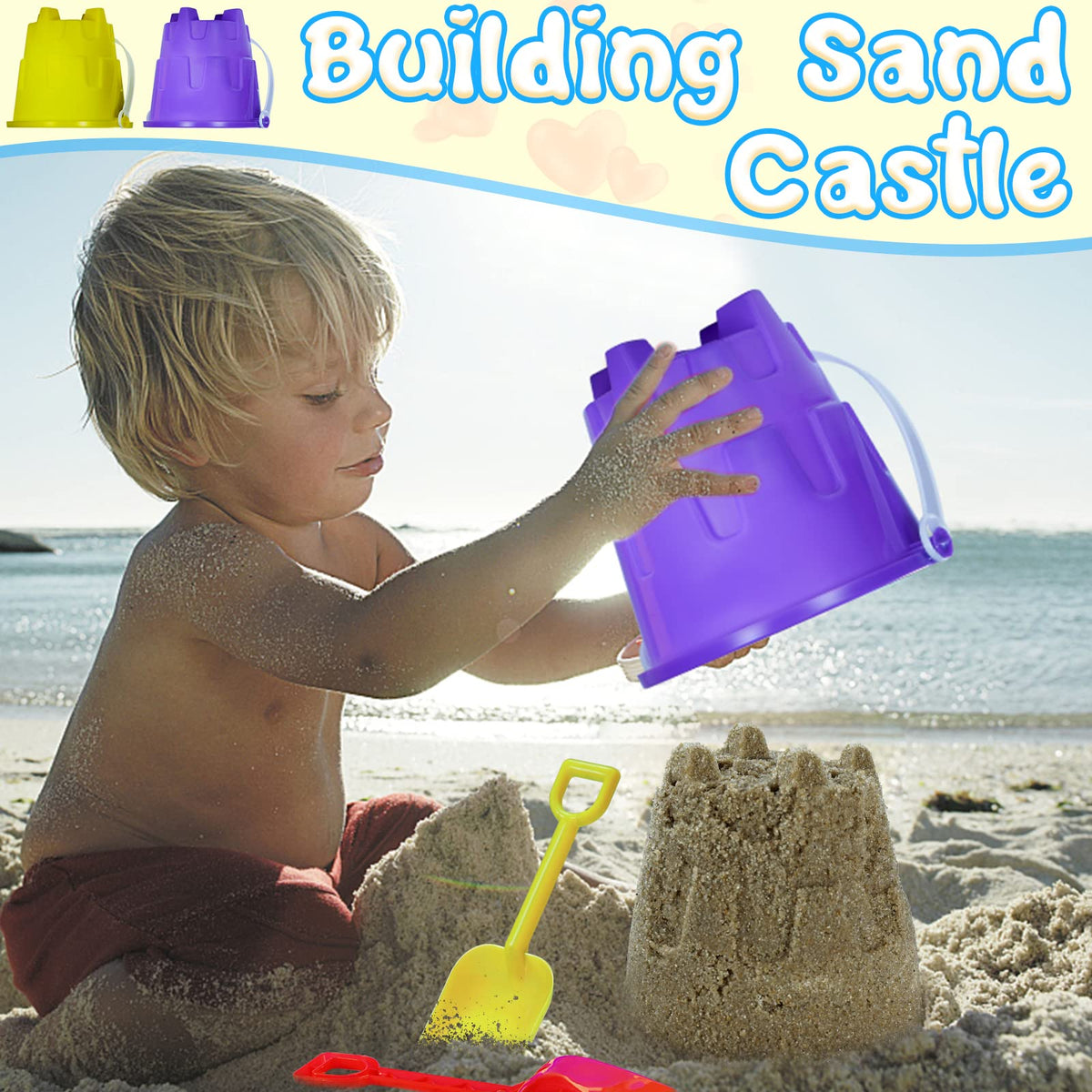 Qiuyanbo colorful beach toys set perfect for kids