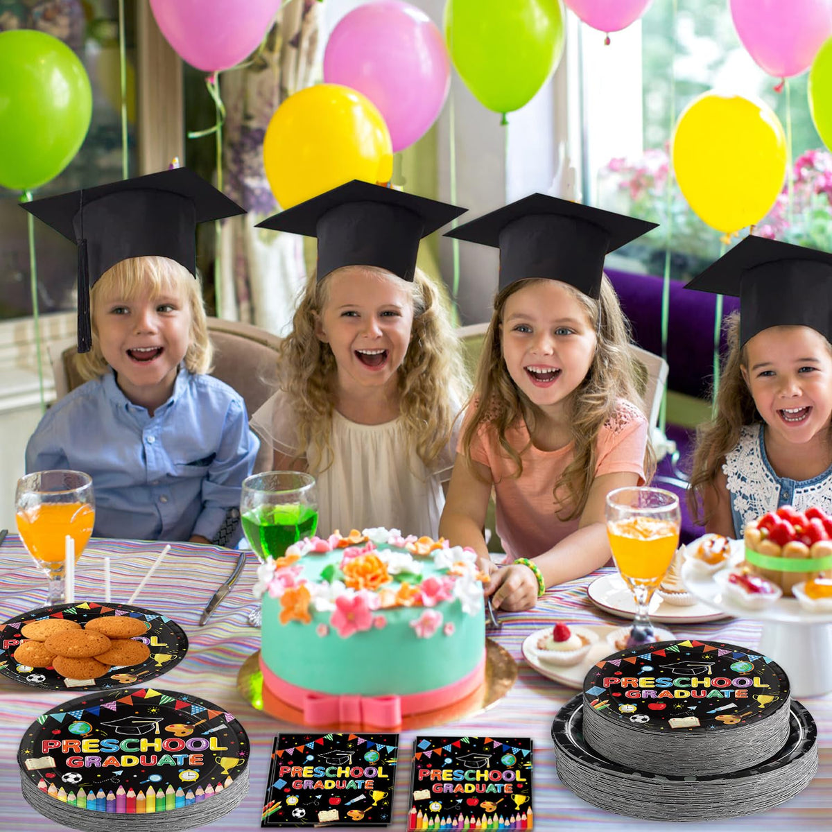 QIYANPAX disposable tableware simplifies cleanup after the party