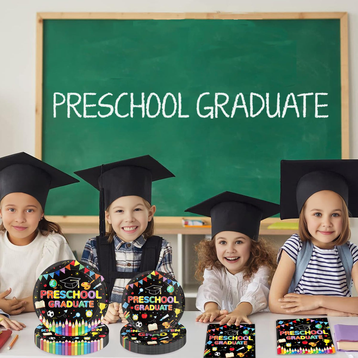 QIYANPAX kindergarten banner setup complements party decor