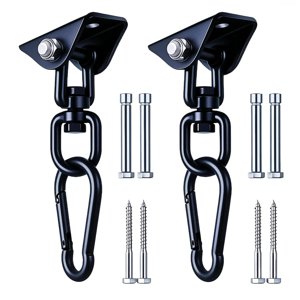 QIWYMHW Hammock Hanging Kit with 360° swivel for smooth motion