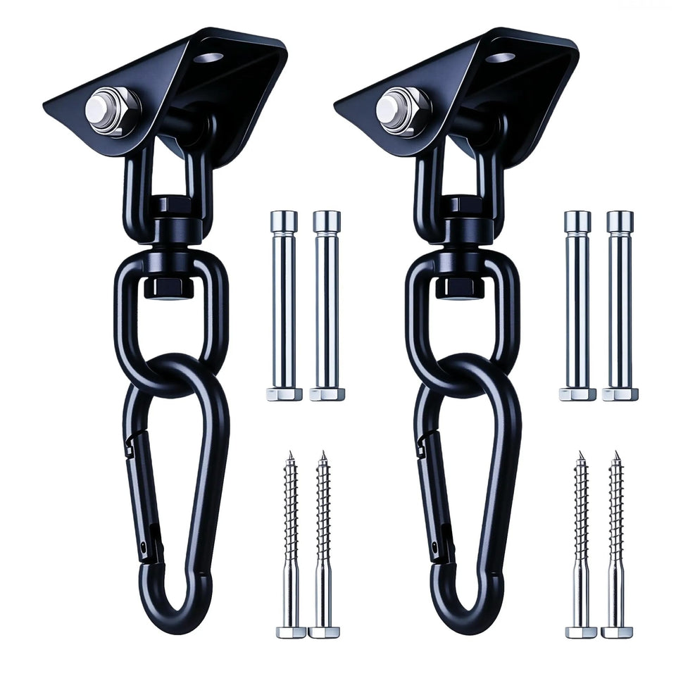 QIWYMHW Hammock Hanging Kit with 360° swivel for smooth motion