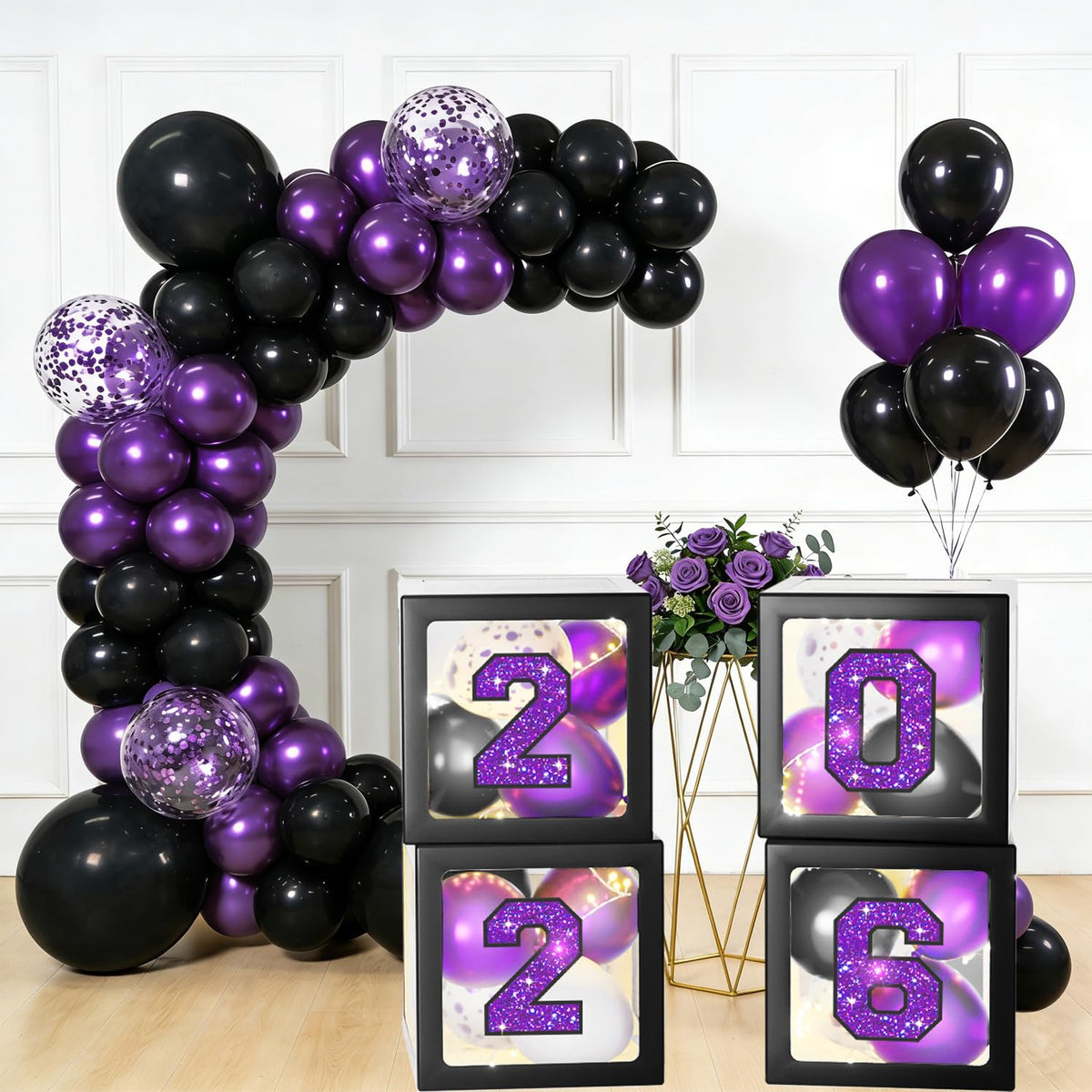 QIYANPAX graduation hats accent a classic party vibe for photos.