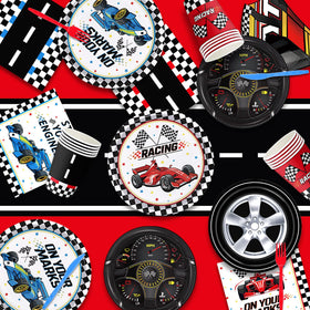 Qiyanpax race car napkins for tidy hands and fast cleanup