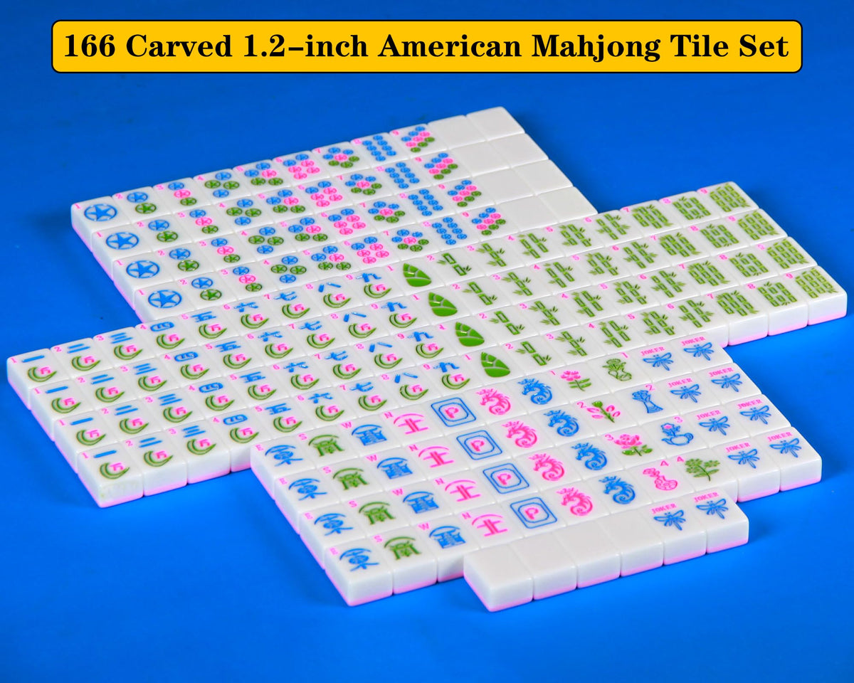 QLKLIKEBF Mahjong tile size 12x9x5mm ideal for comfortable handling.