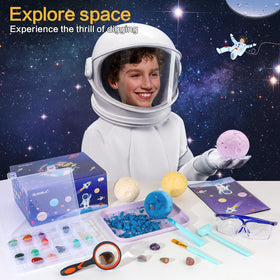 QLKUNLA Gemstones Dig Kit gift-box presents a ready-to-gift science adventure