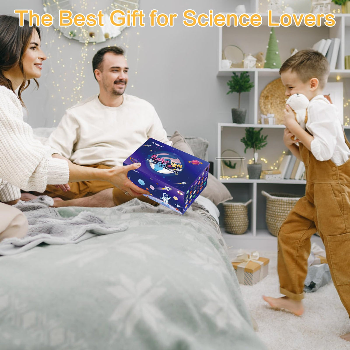QLKUNLA Gemstones Dig Kit real-gems sparkle during discovery for curious learners