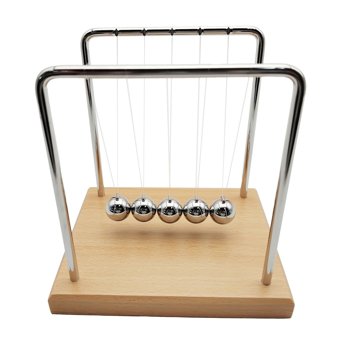 QLKUNLA Newtons Cradle beech gift-ready, thoughtful science gift idea