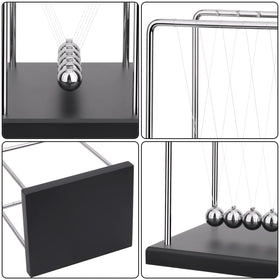 QLKUNLA Newtons cradle office decor elevates workspace with elegant science aesthetic