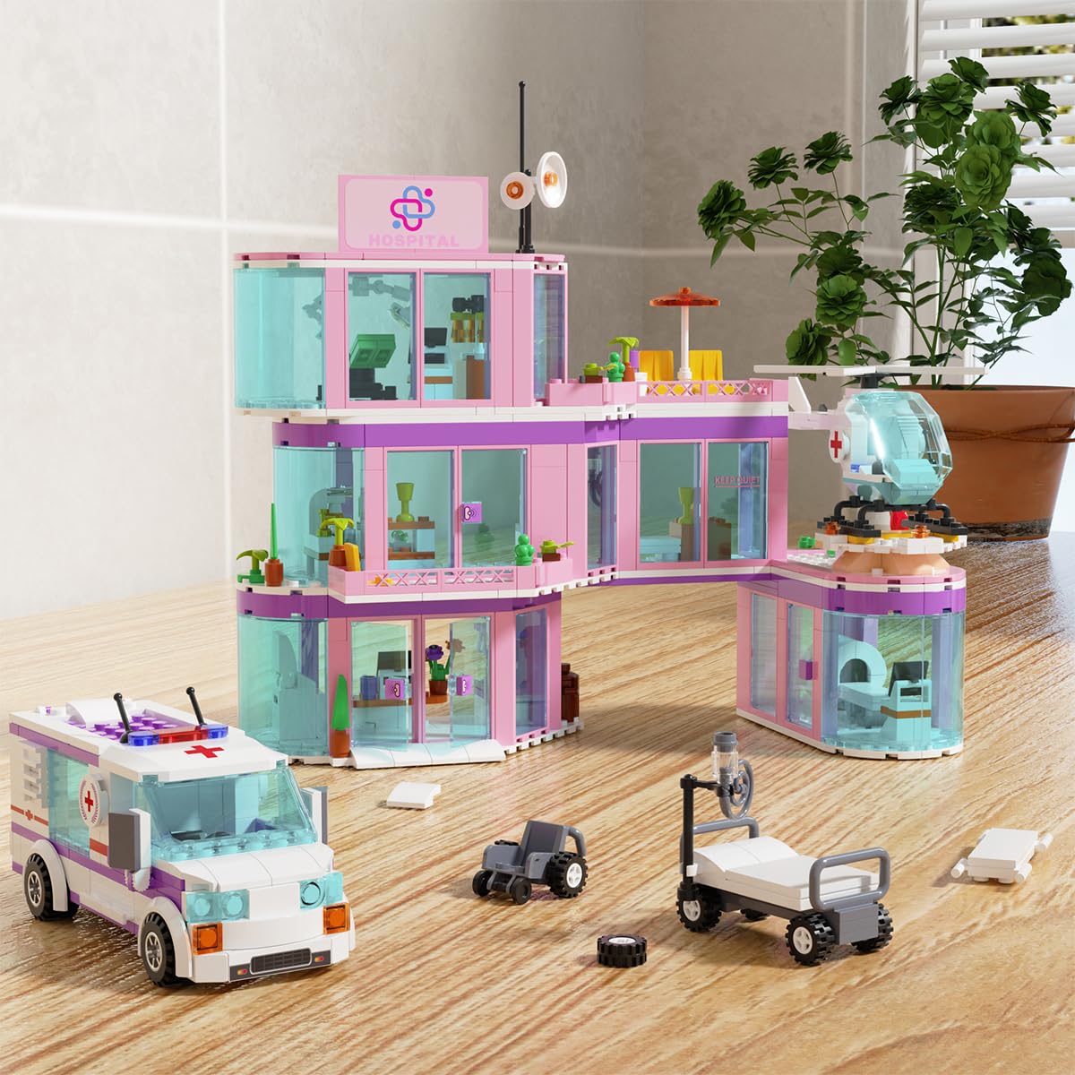 City hospital play scene for larger storytelling worlds