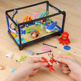 QLT QIAOLETONG mini submarine invites exploration-themed blocks