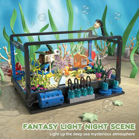 QLT QIAOLETONG octopus figure enhances marine exploration play
