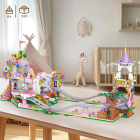QLT QIAOLETONG roller coaster track in action sparks imaginative play.