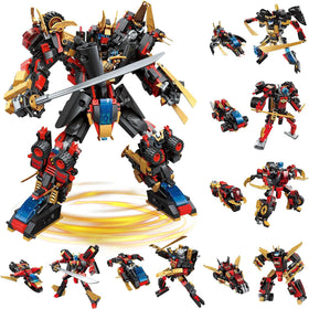 QLT QIAOLETONG transforming-mecha-robot assembly for hands-on STEM play
