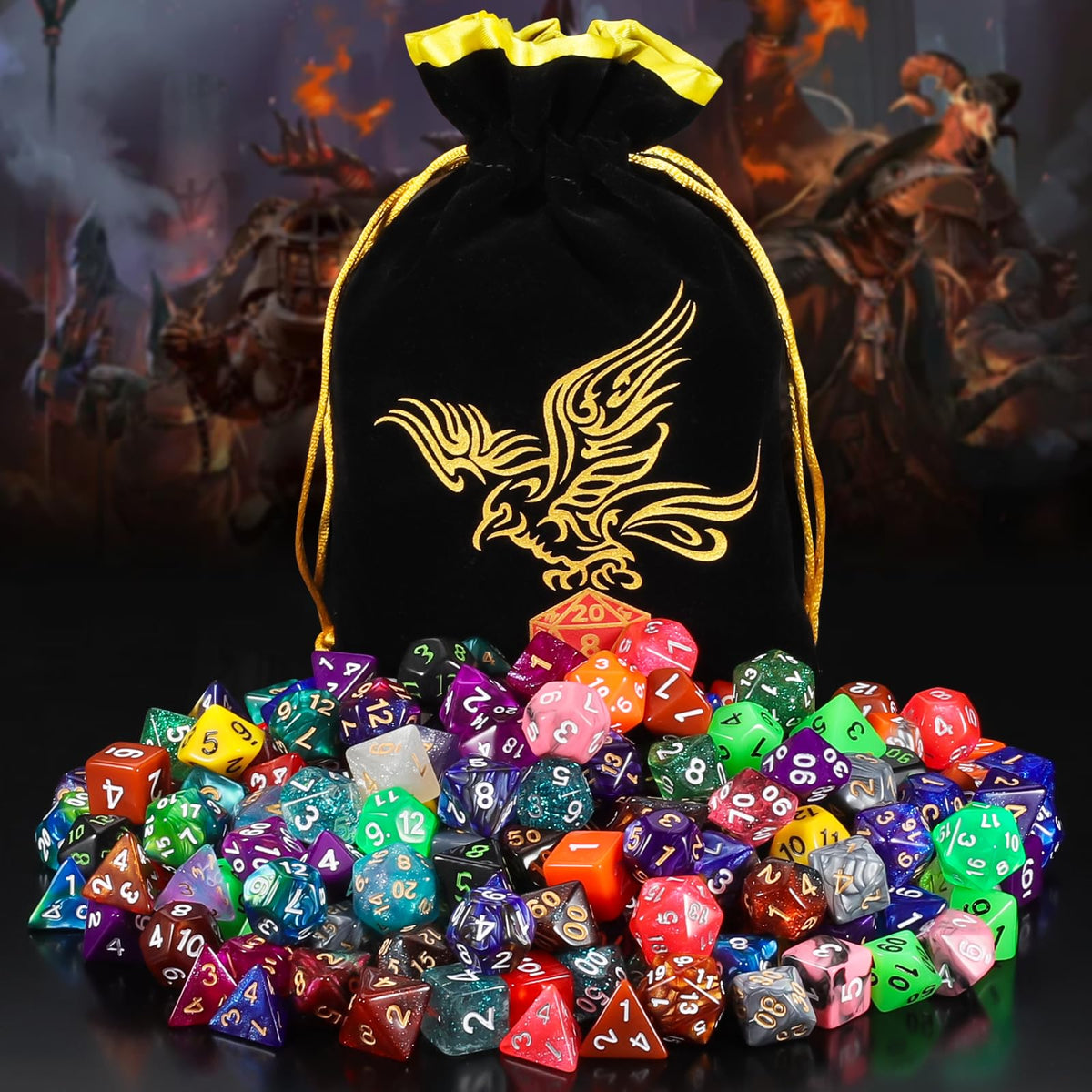 QMay acrylic dice offer durable, smooth rolling feel