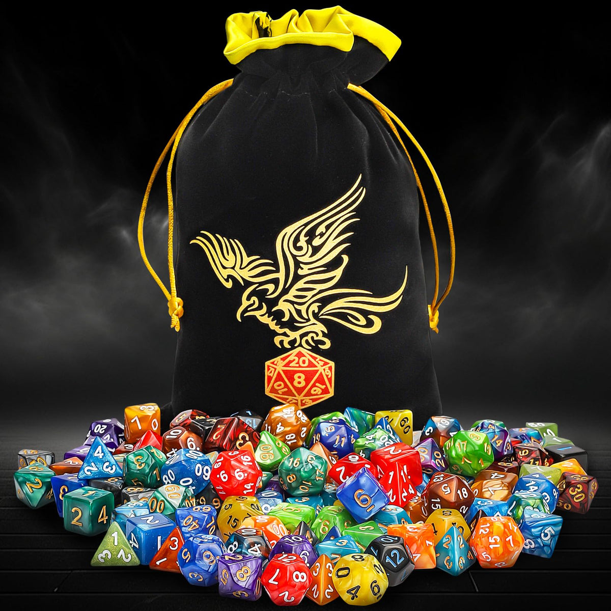 QMay acrylic dice are durable for frequent gaming.