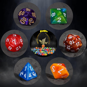 QMay dice feature large, easy-to-read numbers for quick rolls.