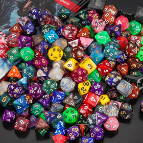 QMay polyhedral dice suitable for D&D and other RPGs