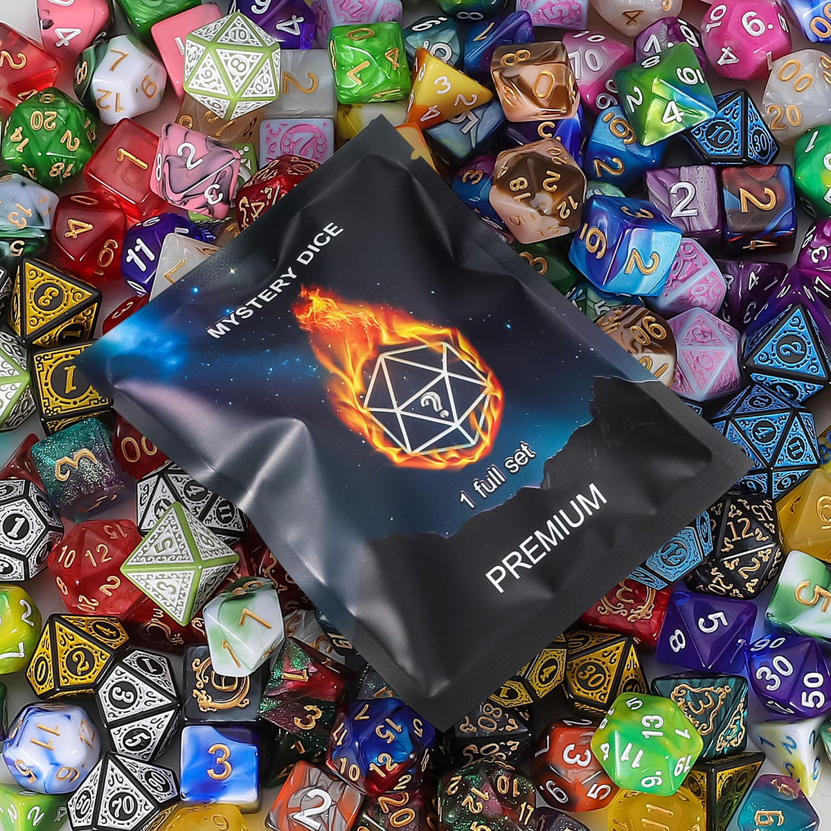 High-quality acrylic QMAY dice are waterproof and durable for ongoing use.