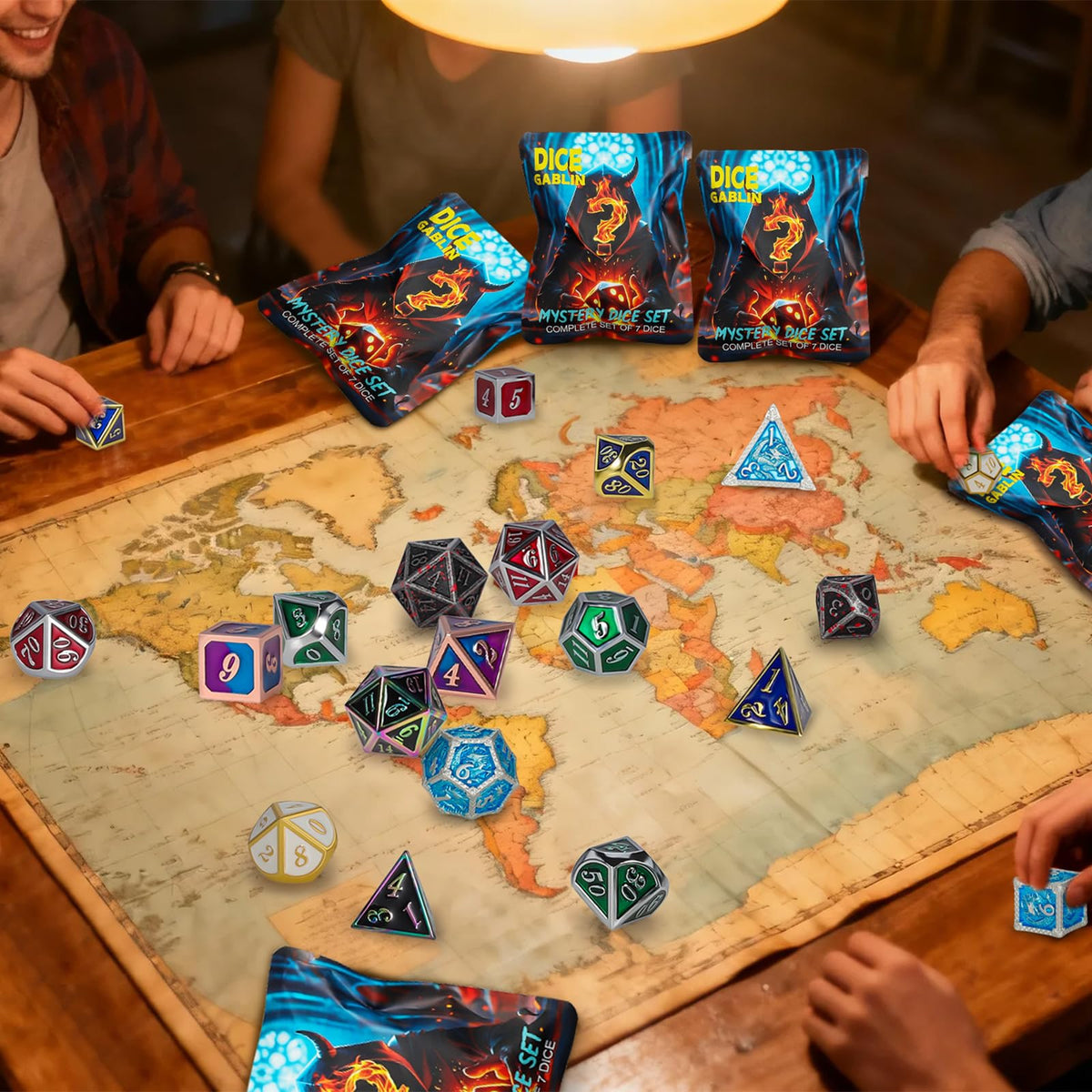 QMAY D20 die offering premium tactile experience during RPG sessions