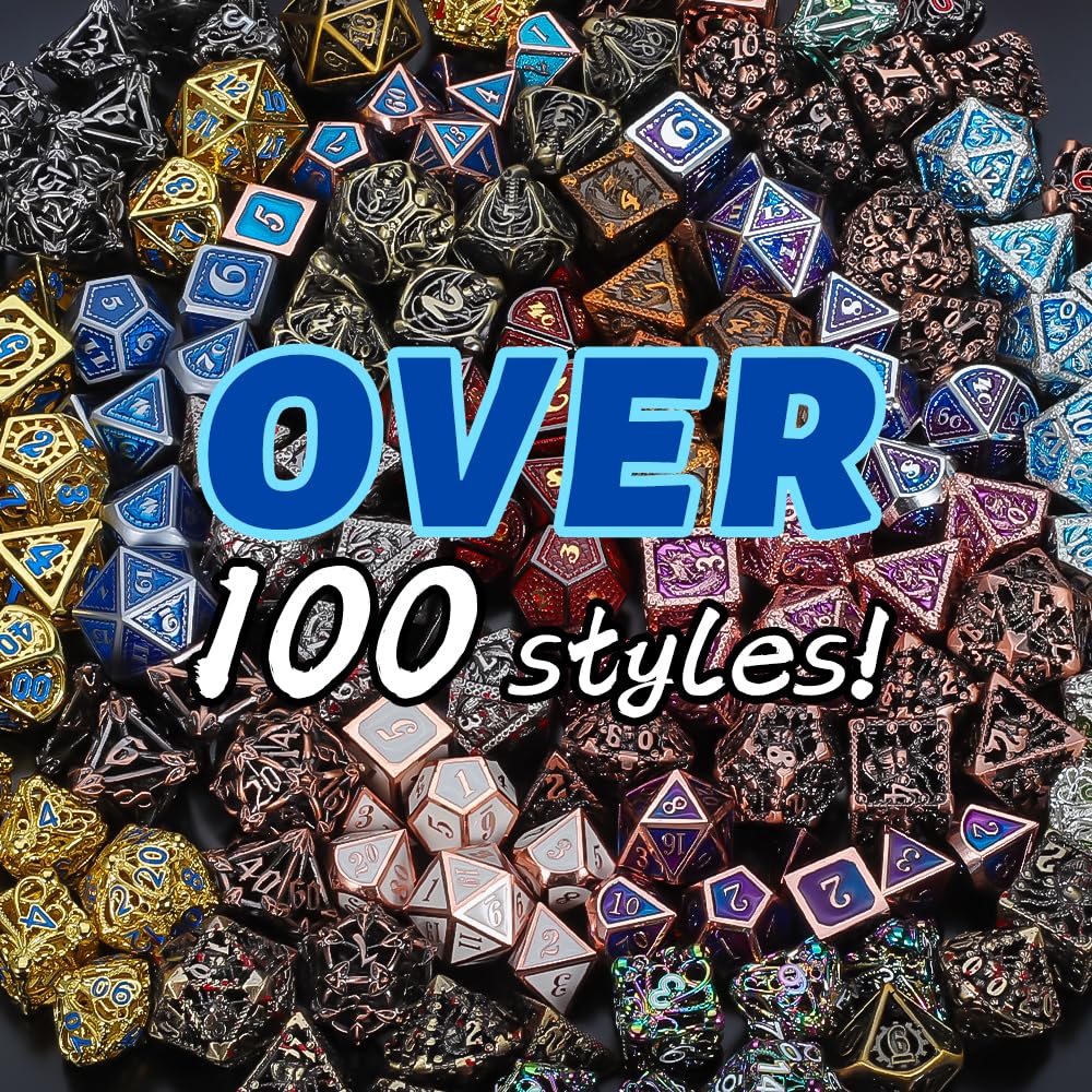 QMAY metal mystery dice D6 with weighty feel for immersive rolls