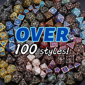 QMAY metal mystery dice D6 with weighty feel for immersive rolls