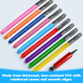 Qneiaym durable PVC sabers with reinforced seams for long-lasting play sessions.