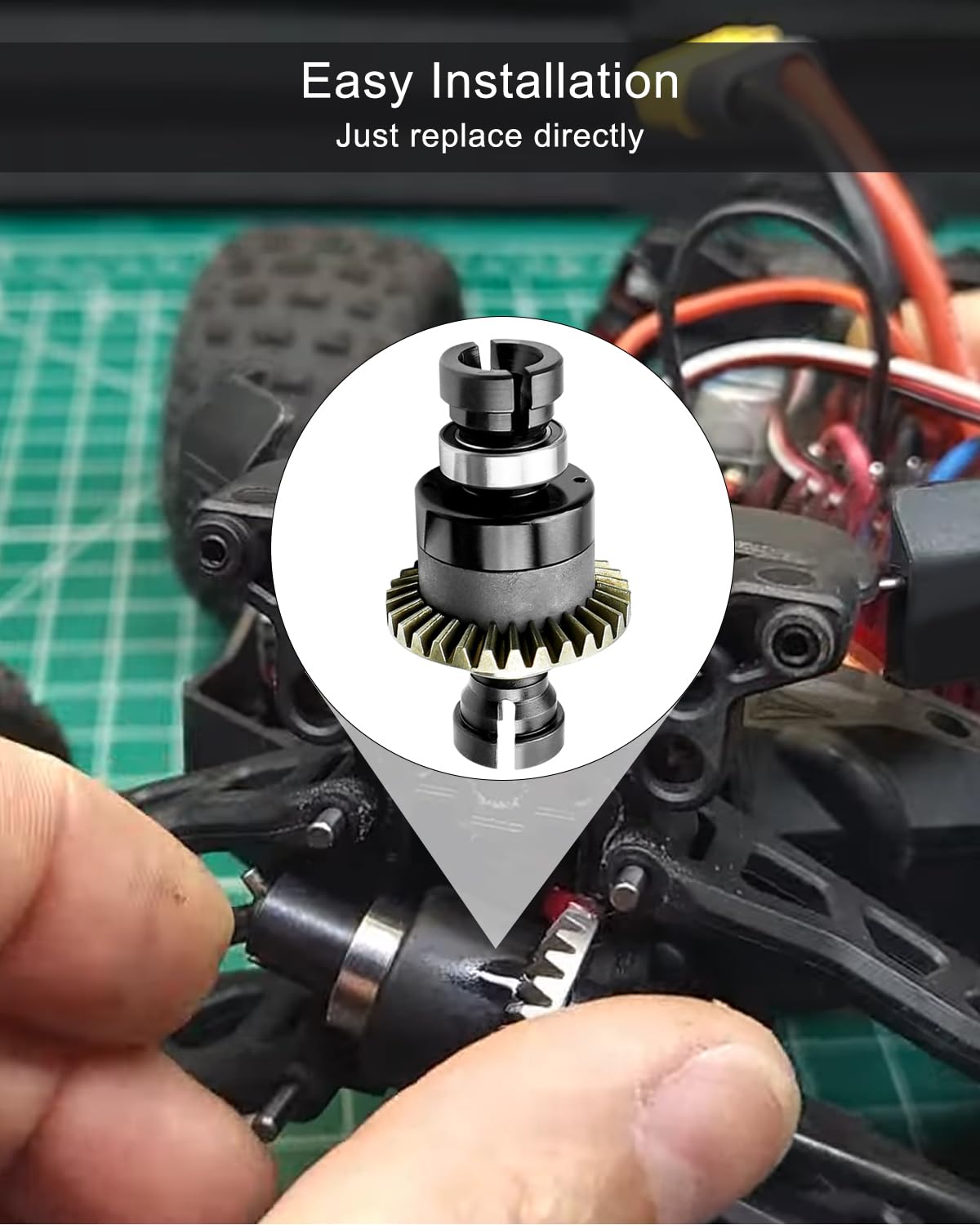 QNHEAY 2-pack differential for GROM: convenient replacement and upgrade option.