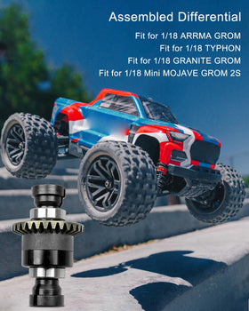 QNHEAY differential 30T 0.8Mod V2 for GROM: traction-focused design enhances grip on varied terrains.