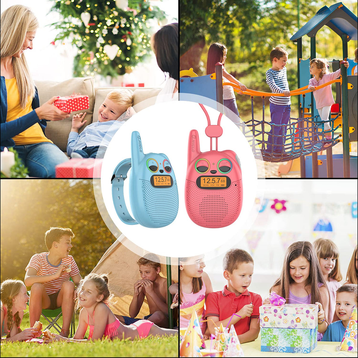 QNIGLO rechargeable battery powers long play sessions outdoors