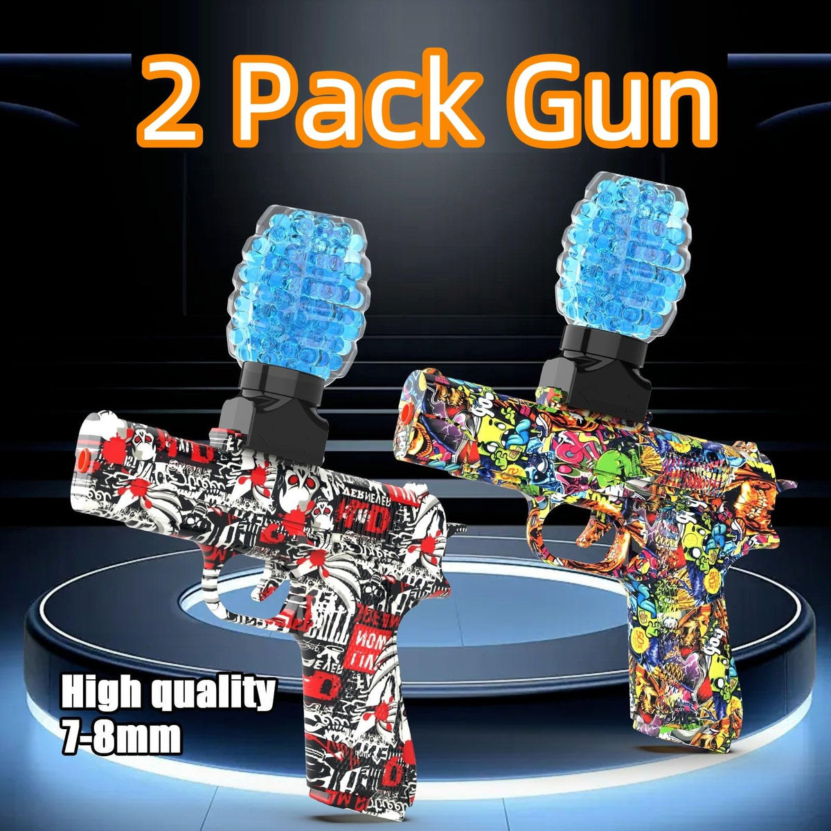 QOGELY outdoor shooting game scene showcases practical backyard fun with friends.