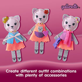 Qollorette kit in use, child sewing with focus and joy.