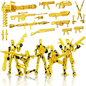 Qoopower Gatling Gun Titan 13 assembly figure ready for display and play
